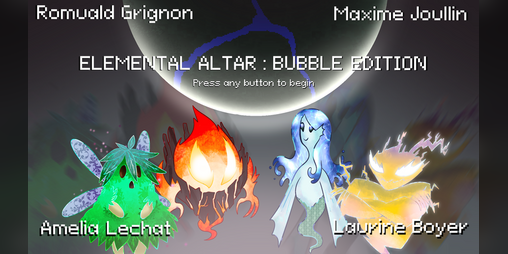 Cover image for Elemental Altar : Bubble Edition