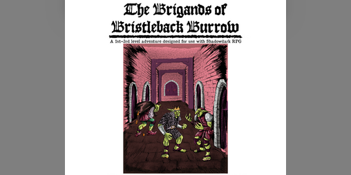 Cover image for Shadowdark: The Brigands of Bristleback Burrow!