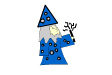 Super Wizard Space Meteor can Disparos mágicos 1 jugador 2 jugadores local multijugador online