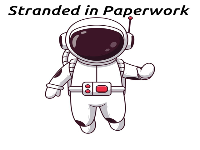 Paperwork Game Stranded in Paperwork by Saturno Sync game studio