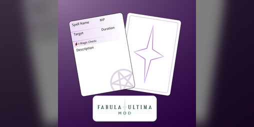Cover image for Fabula Ultima Spell Cards (Blank)