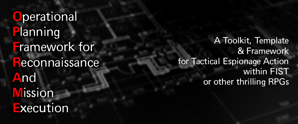 OPFRAME - Framework for Tactical Espionage Action