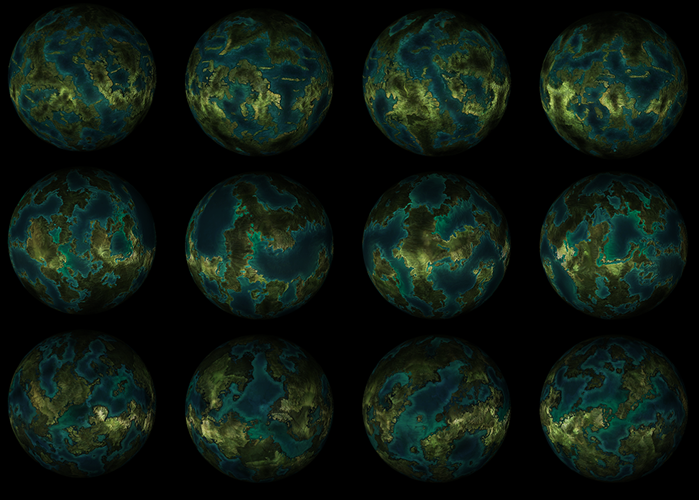 2D - Planet Set - 4 by Cethiel