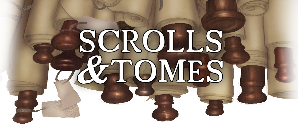 Scrolls & Tomes - Stock Art