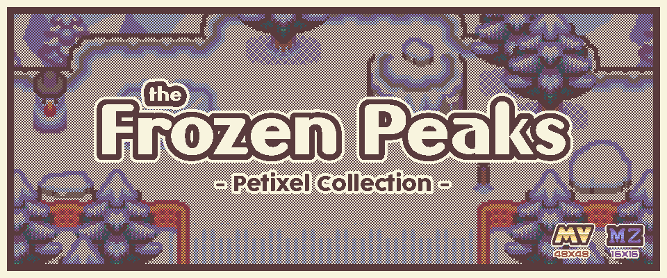 Petixel Frozen Peaks Asset Pack - Tileset and ski stuffs