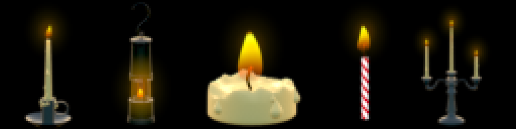 Animated Candles Sprite Pack