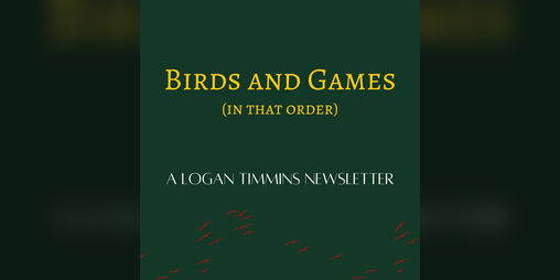 Cover image for Birds and Games (in that order)