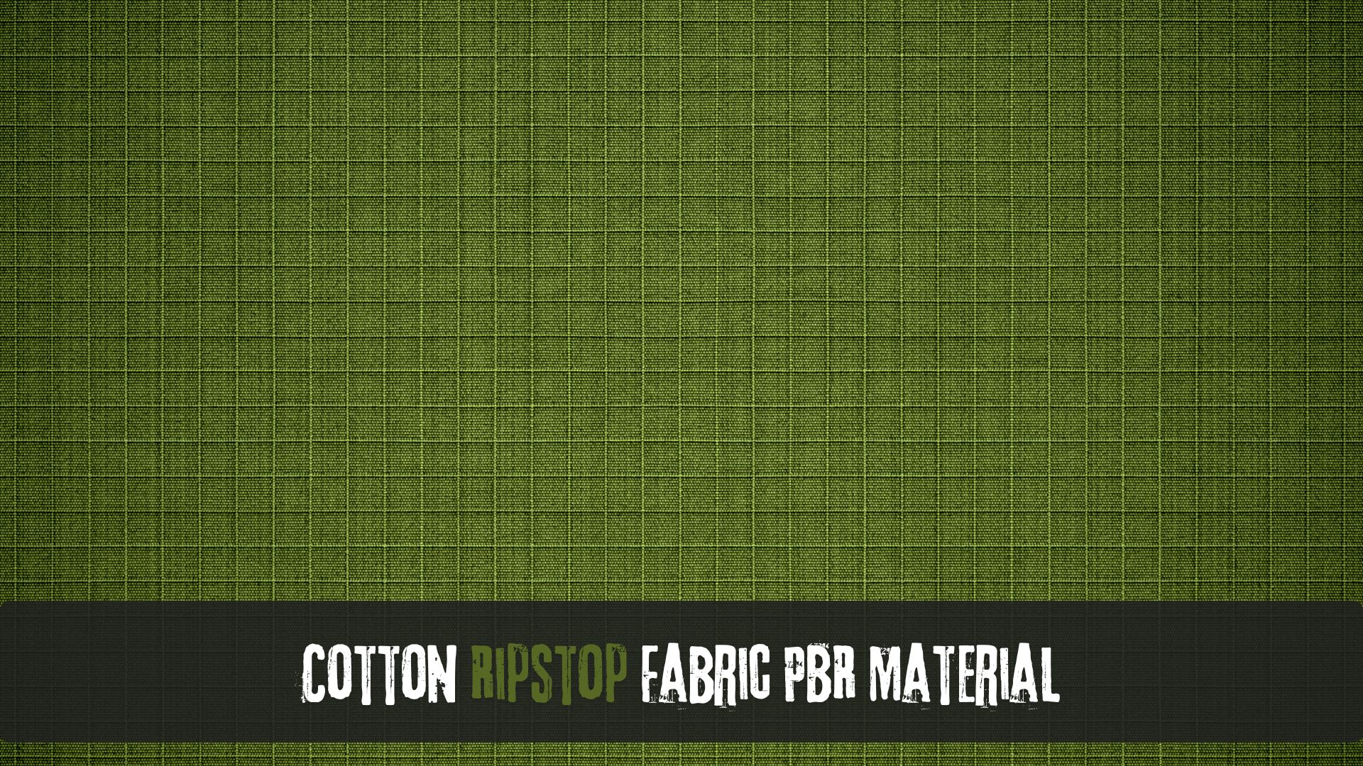 Cotton Ripstop Fabric PBR Material