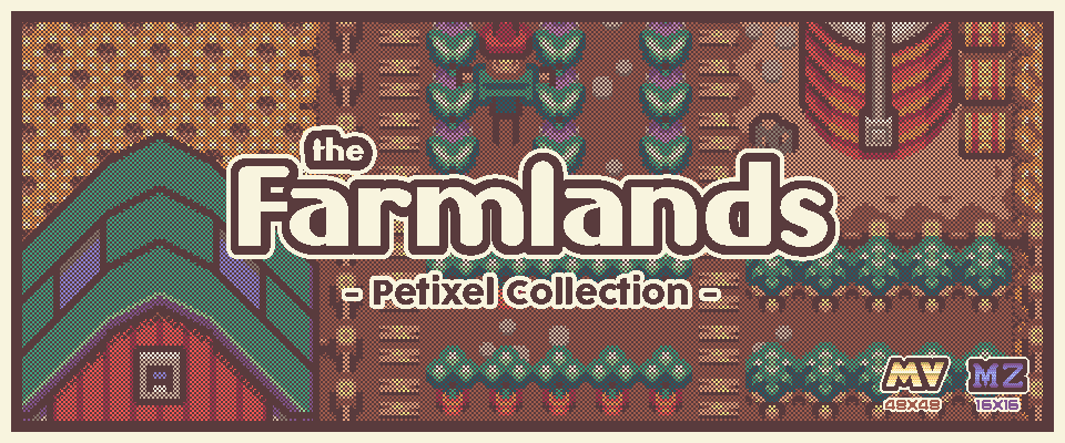 Petixel Farmlands Asset Pack - Tileset and farm animals