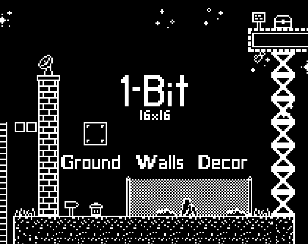 1-Bit - Ground, Walls, Decor by Sinclair C.