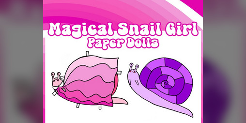 Cover image for Magical Snail Girl Paper Dolls