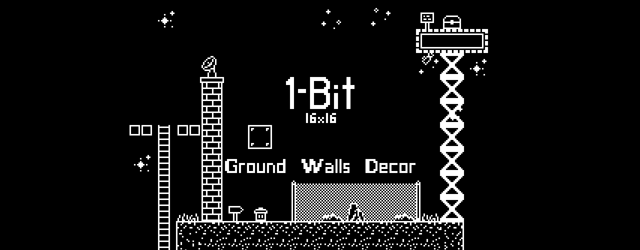 1-Bit - Ground, Walls, Decor