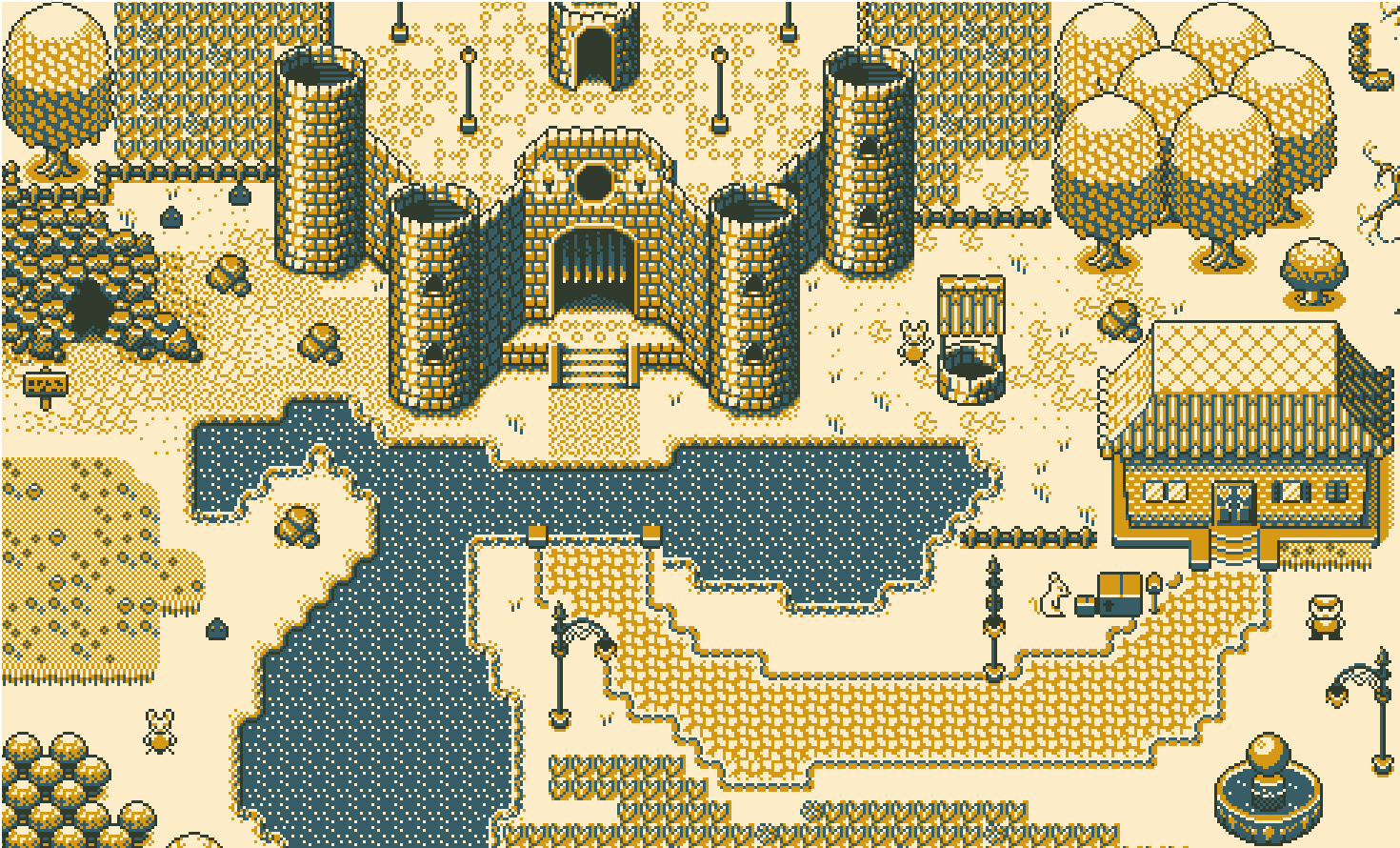 GameBoy-Style Tileset