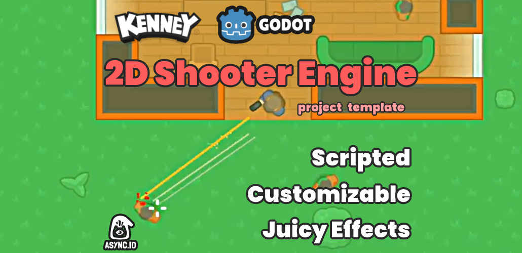 2D Top-Down Shooter Engine for Godot 4