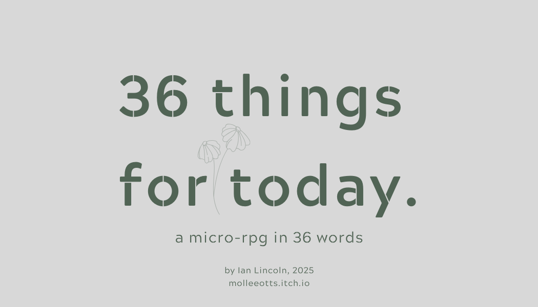 Cover image for 36 things for today