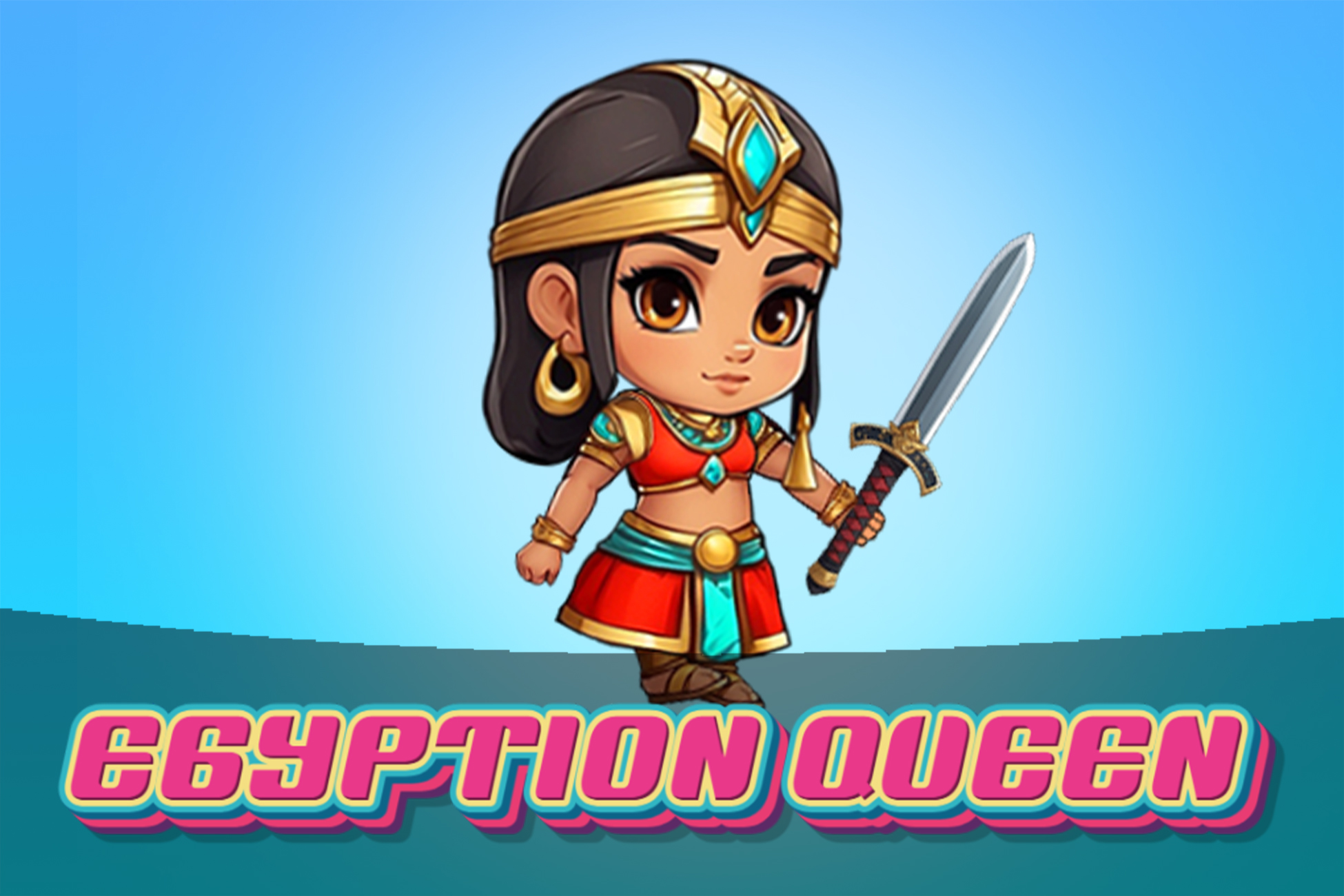 Egyptian Queen - 2D Animated Character (Spriter)