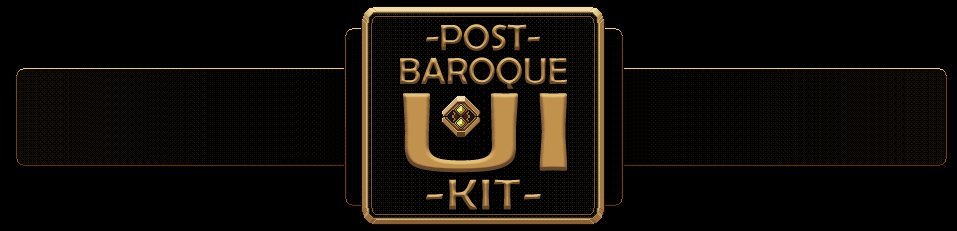 Post-Baroque UI/GUI Kit