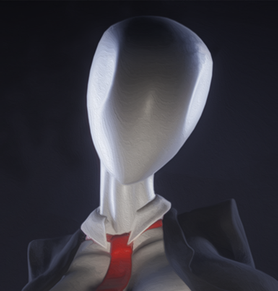 3d model Slender woman by PsyJohn
