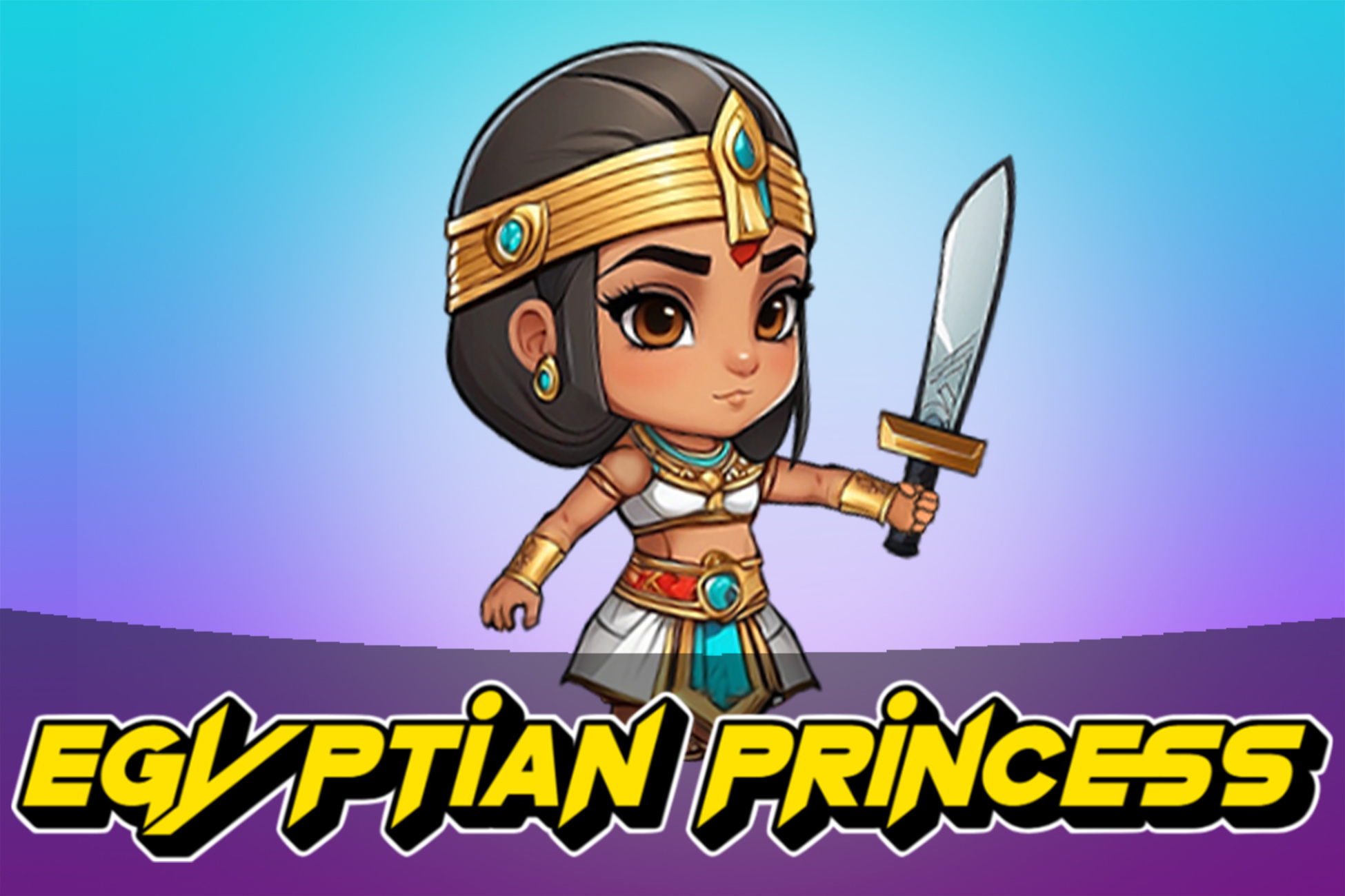 Egyptian Princess - 2D Animated Character (Spriter)