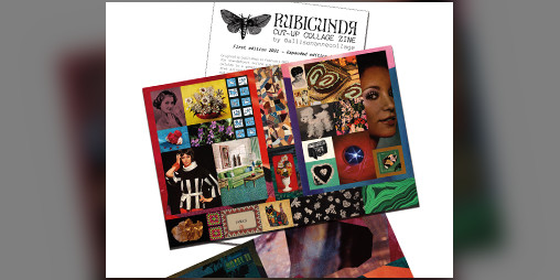 Cover image for RUBICUNDA [cut-up collage zine]