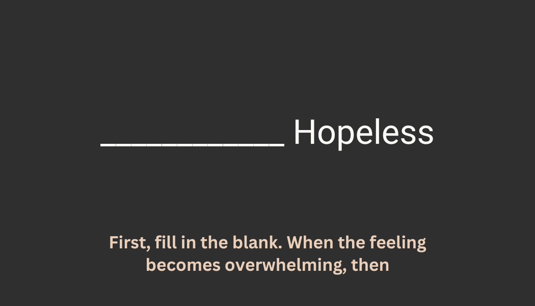 Cover image for Hopeless