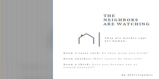 Cover image for The Neighbors are Watching