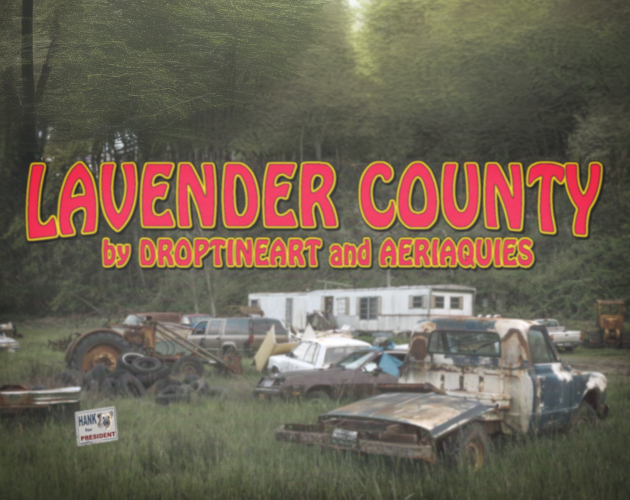 Cover art for Lavender County v0.9, an adult visual novel by DroptineArt