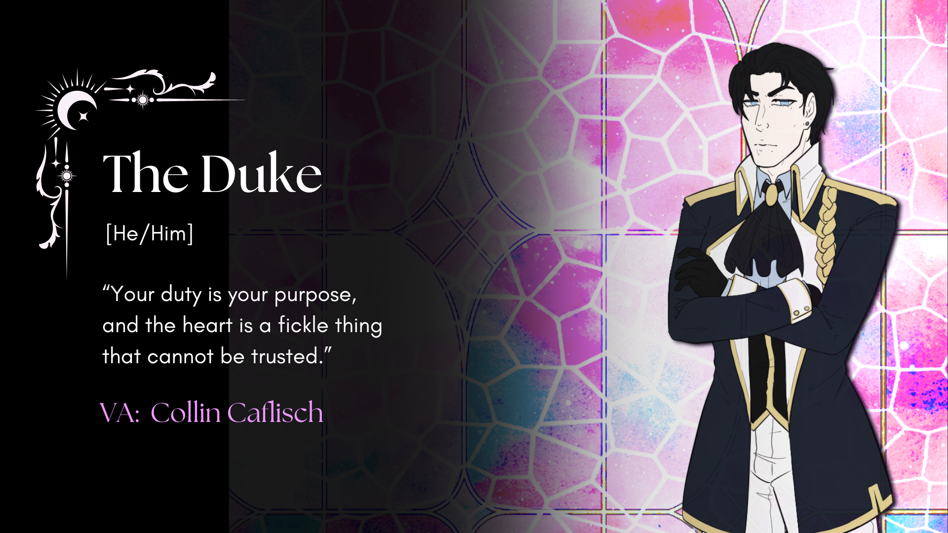 Duke character profile card