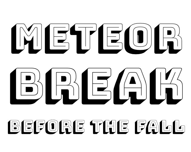 Cover image for Meteor Break Before the Fall