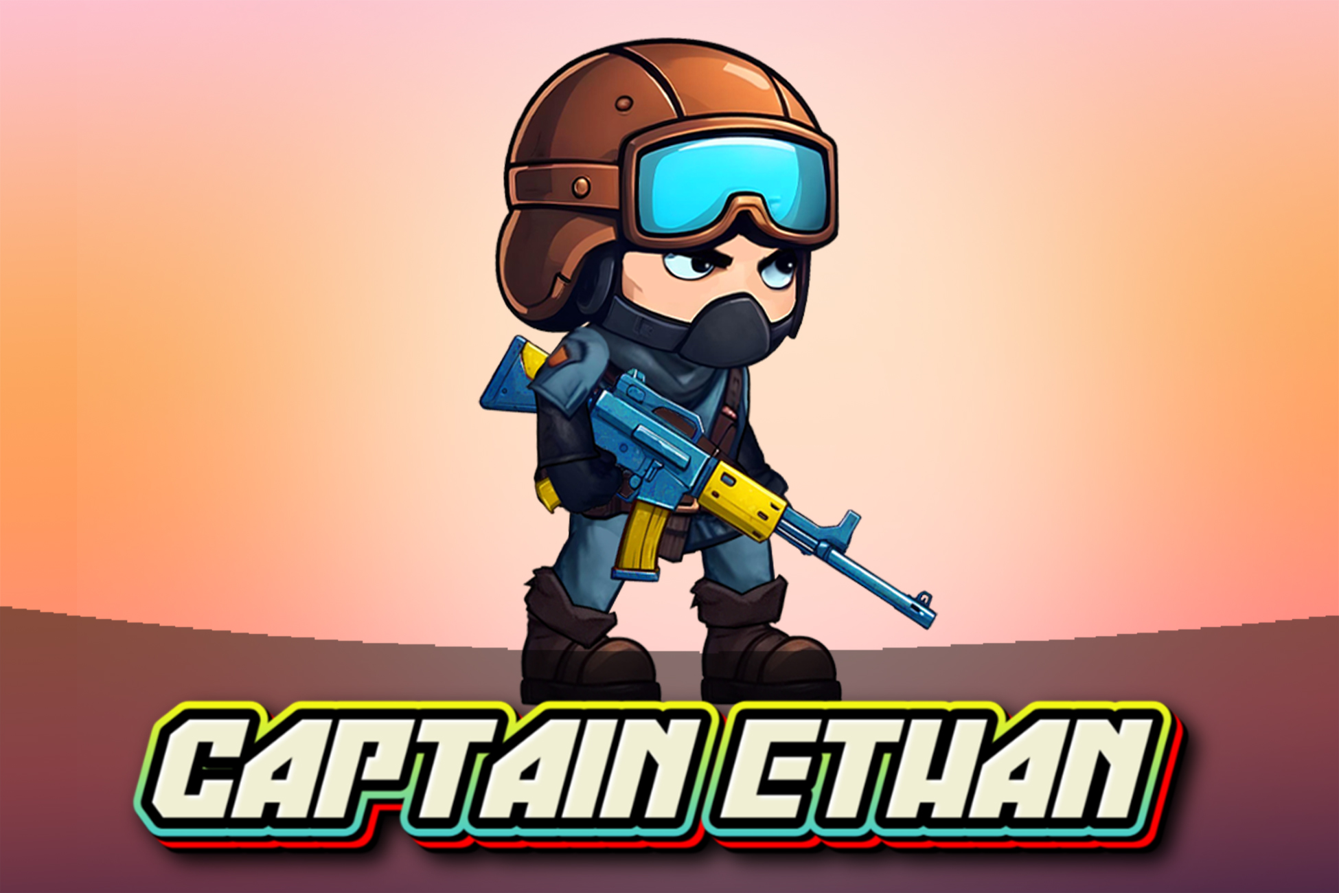 Captain Ethan - 2D Animated Character (Spriter)