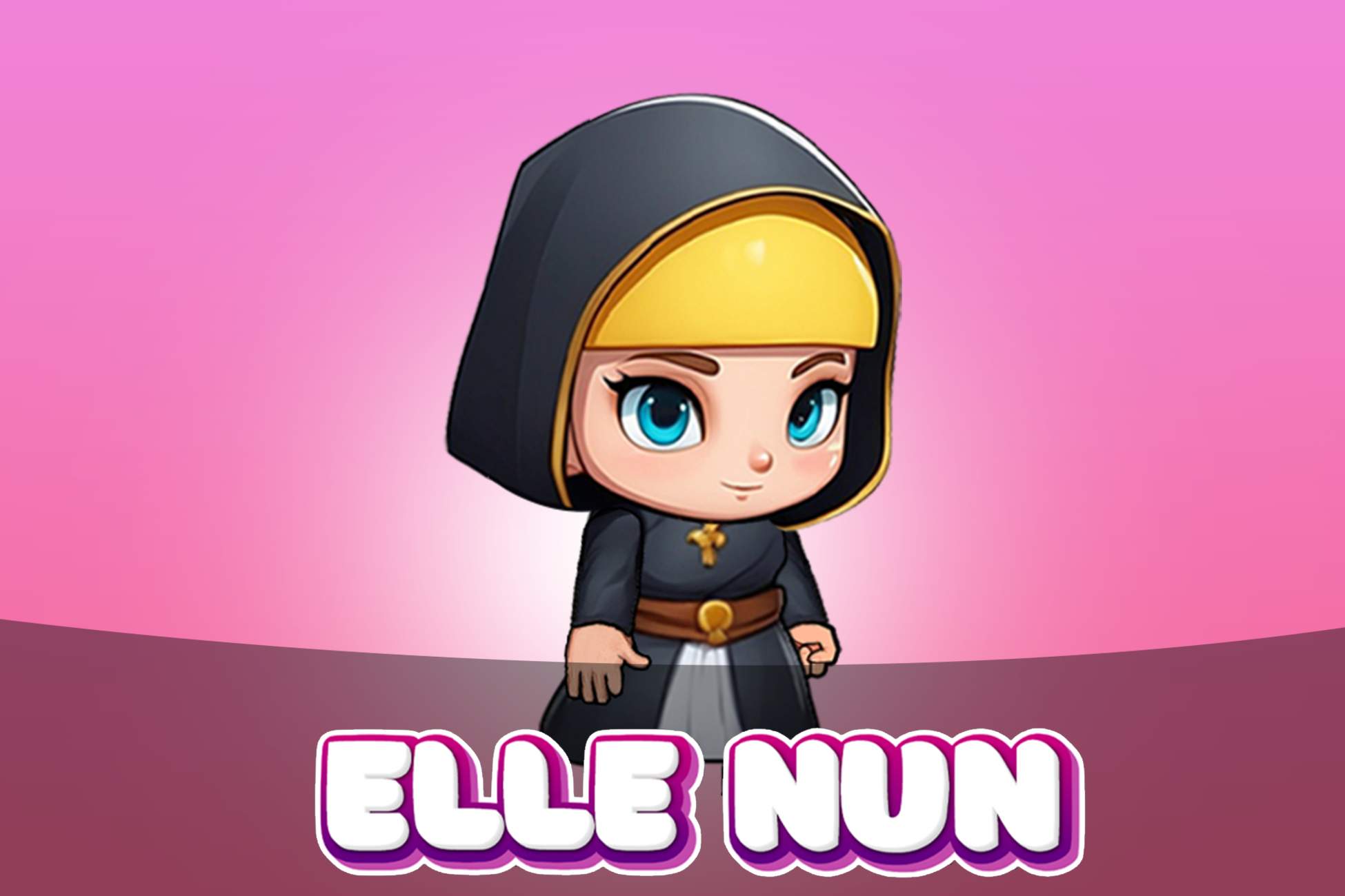 Elle Nun - 2D Animated Character (Spriter)