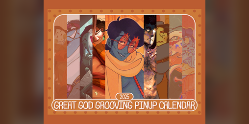 Cover image for Great God Grooving 2025 Pinup Calendar