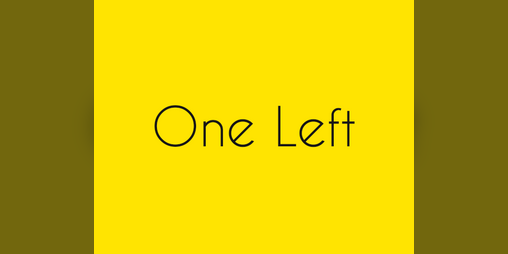 Cover image for One Left