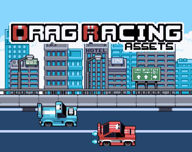 Drag Racing Assets by Alb_pixel Store