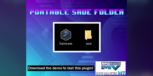 Cover image for Portable Save Folder RPG Maker MV - MZ