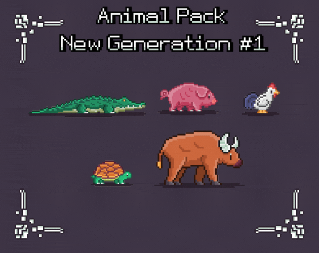 New Generation - Animal Pack 1 by Kale Game Dev