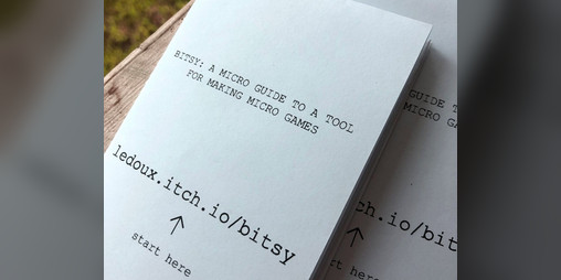 Cover image for Bitsy Pamphlet
