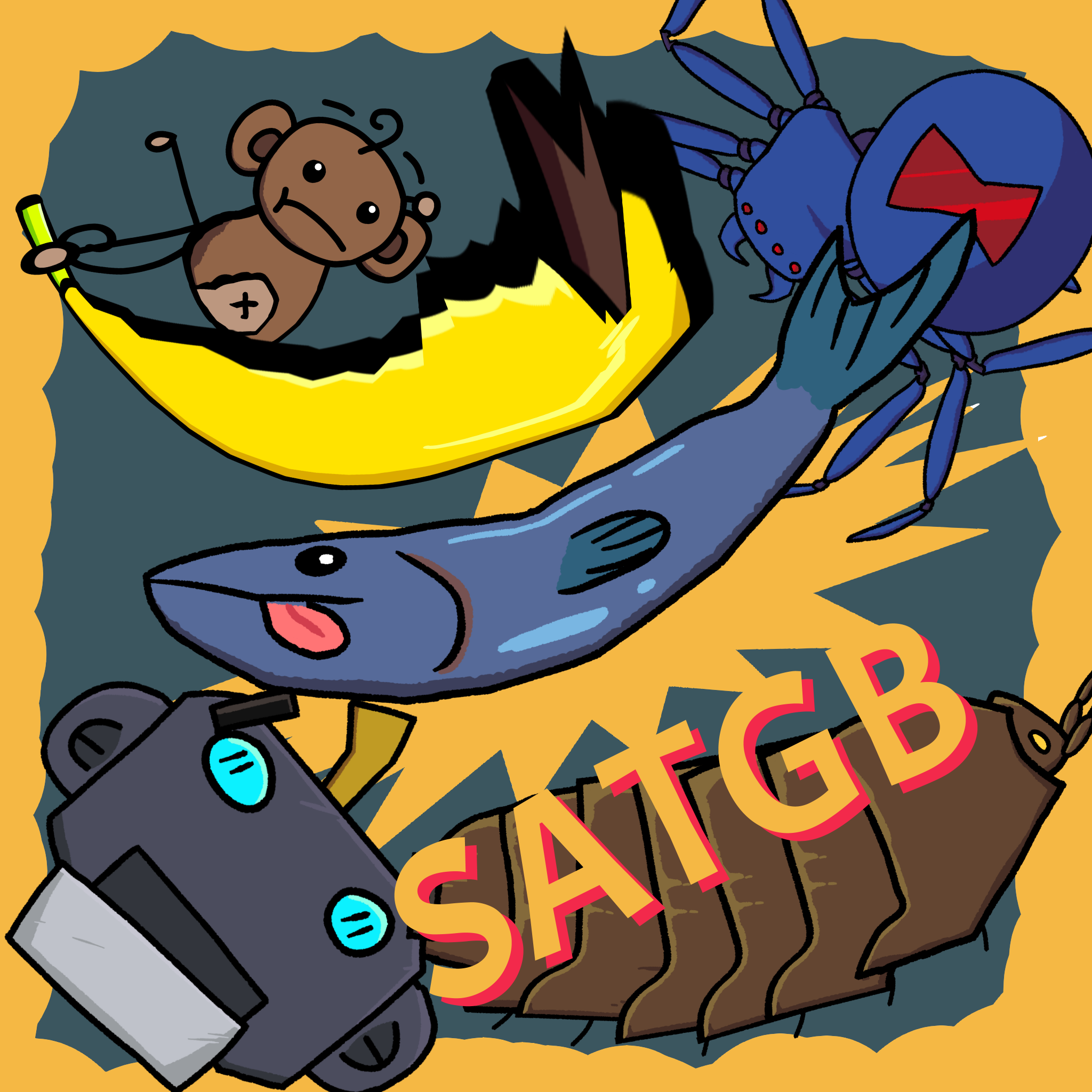 Simi and the golden banana by jyunaut