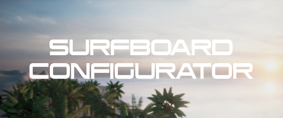 Surfboard Configurator