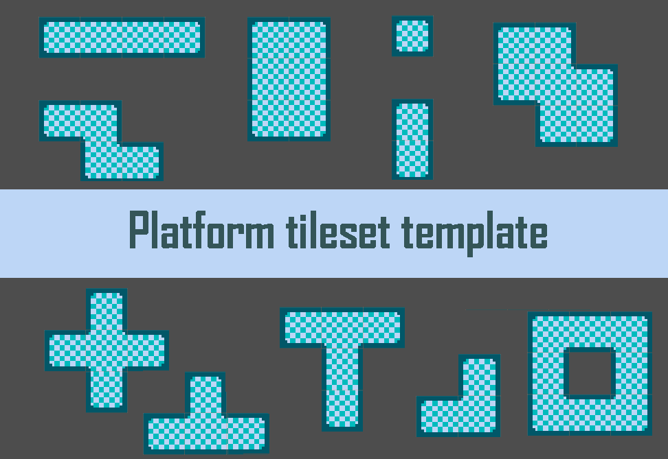 Platform tileset template by korteh