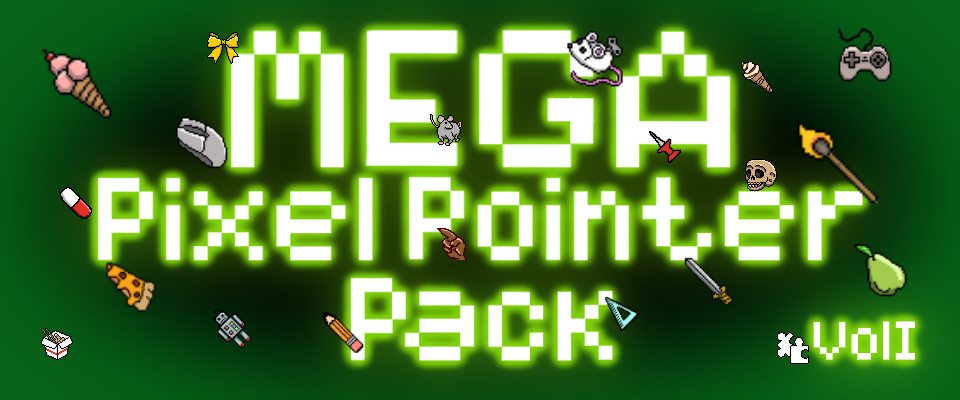 MEGA Pixel Pointer Pack vol1