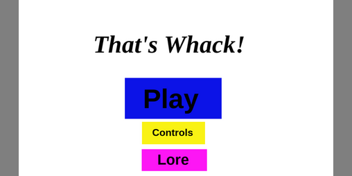 Cover image for That's Whack!