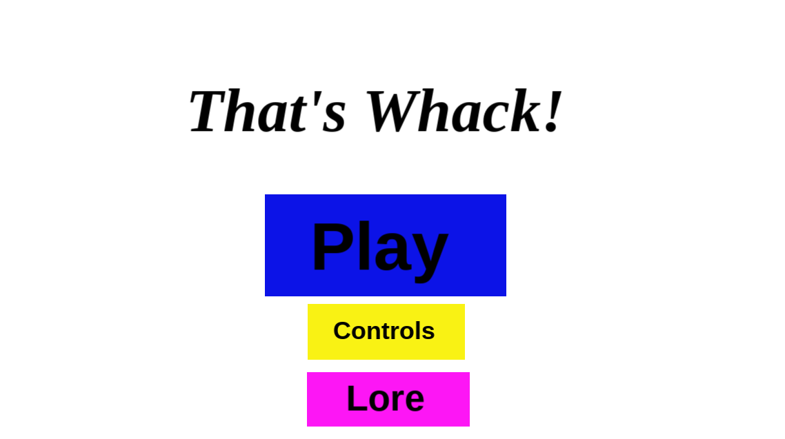 Cover image for That's Whack!