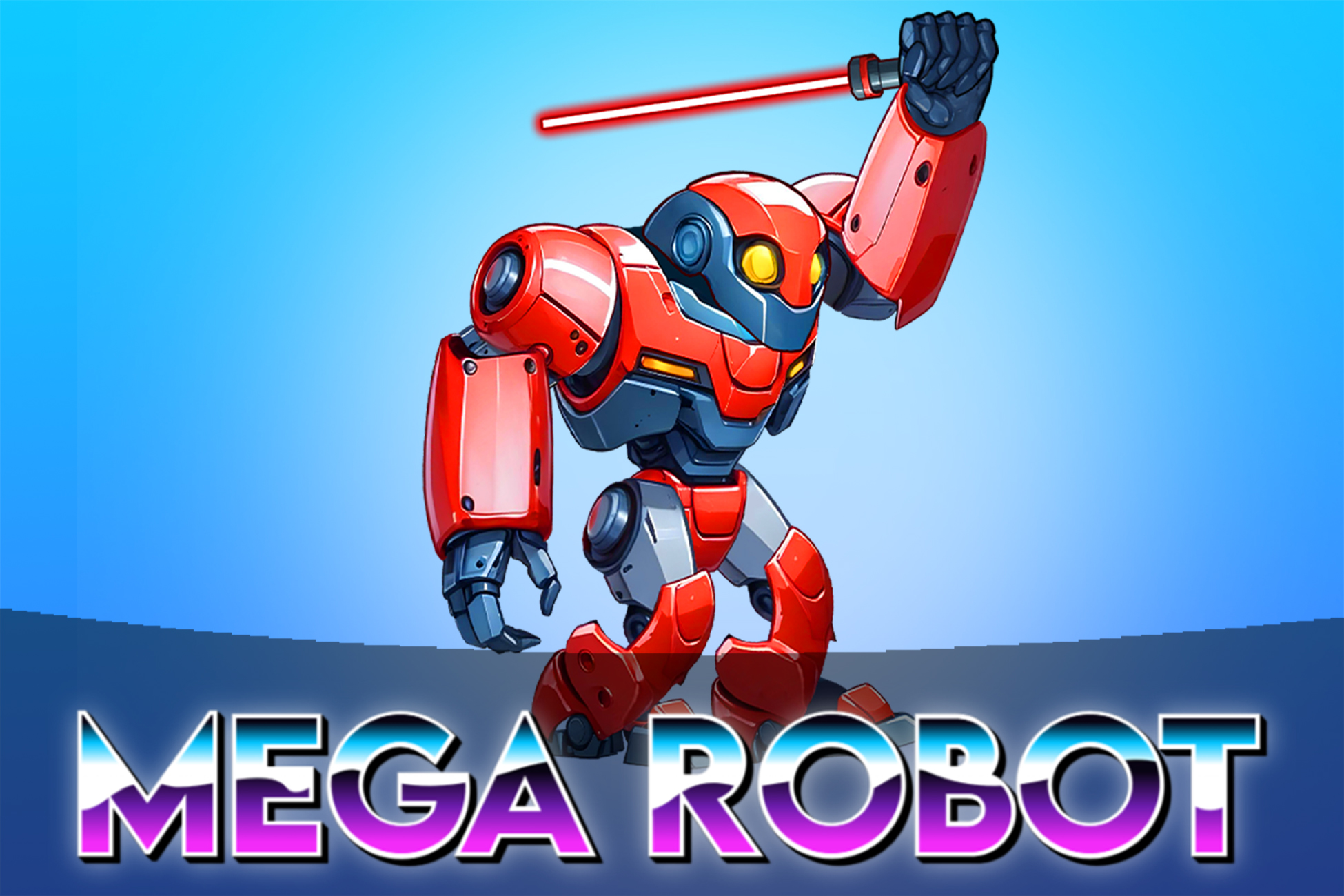 Mega Robot - 2D Animated Character (Spriter)