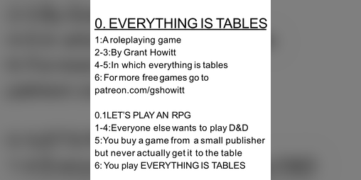 Cover image for Everything is Tables