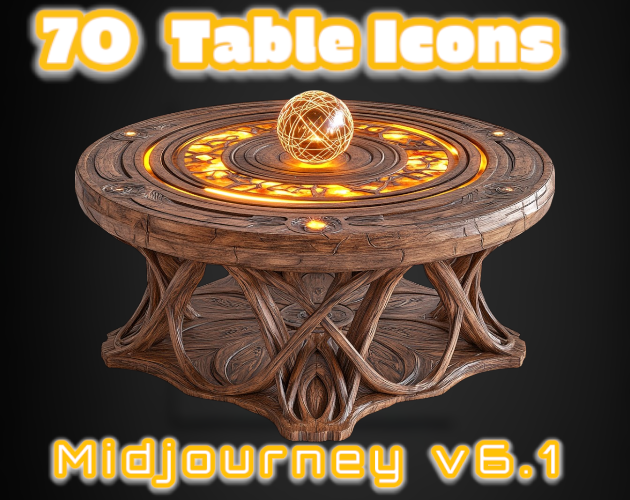 70 Table Icons | MJv6.1