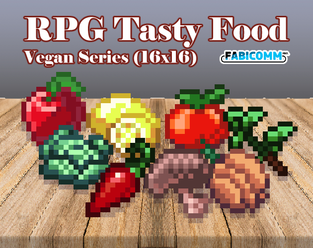 RPG Tasty Food - Vegan Series (16x16)