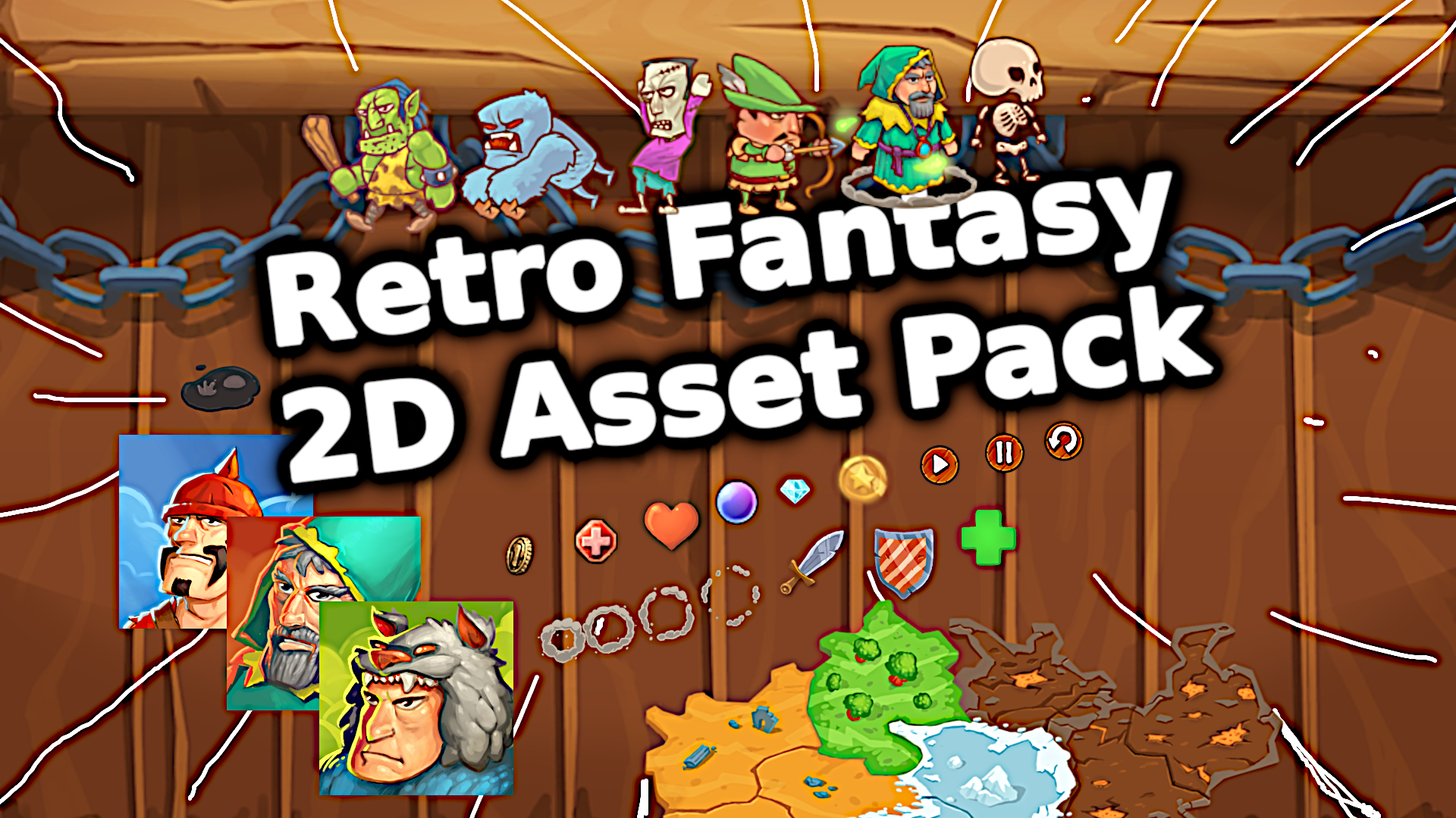 Retro Fantasy 2D Asset Pack