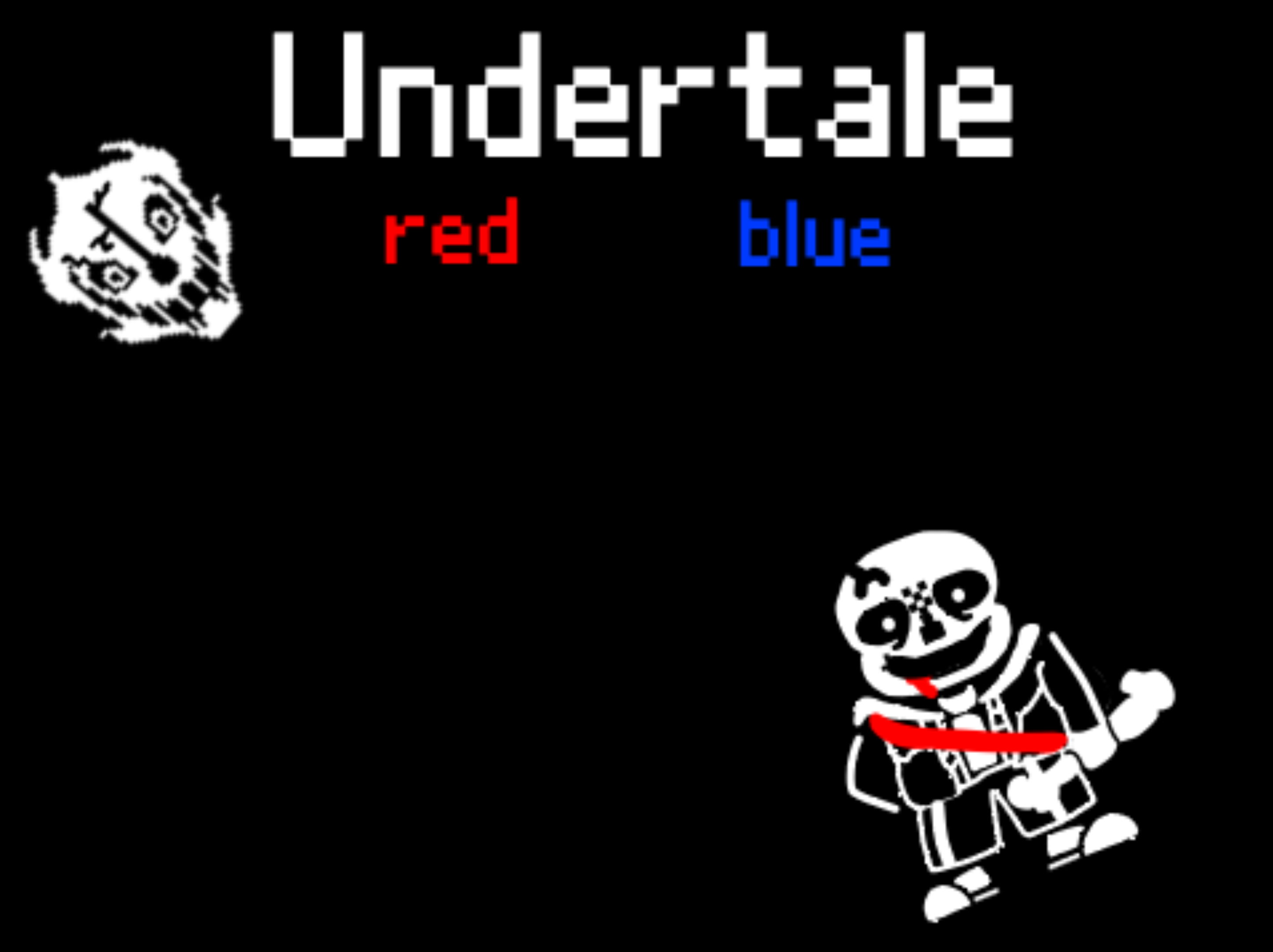 Undertale red blue by tbi crate