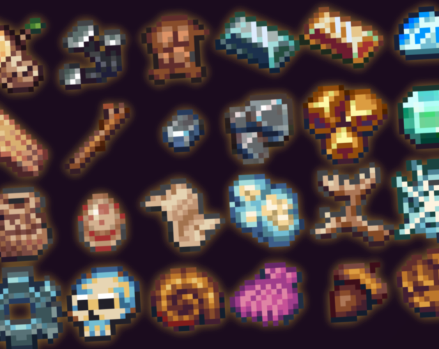 Pixels Matty Pixel Mats - Material Asset Pack by xStrax69